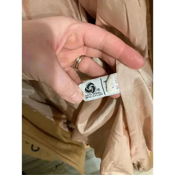 Vintage Stephanie Mathews Wool Women’s Duffle Coat size 3/4 Toggle Closure Hoode - Picture 7 of 10